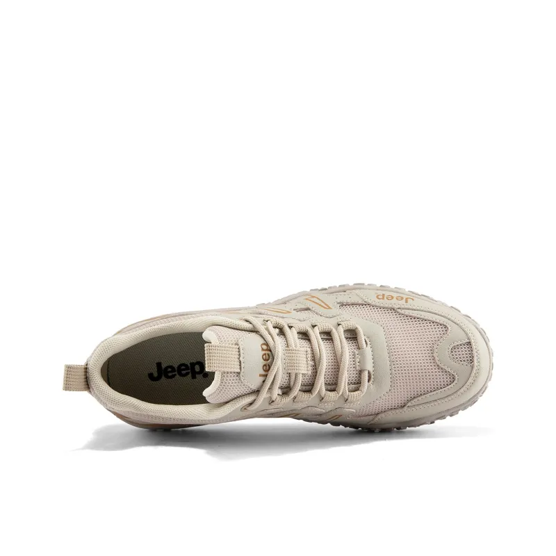 Jeep Fashion Sports Collection Casual Shoes Men Low Top Sand/Beige/Black-2