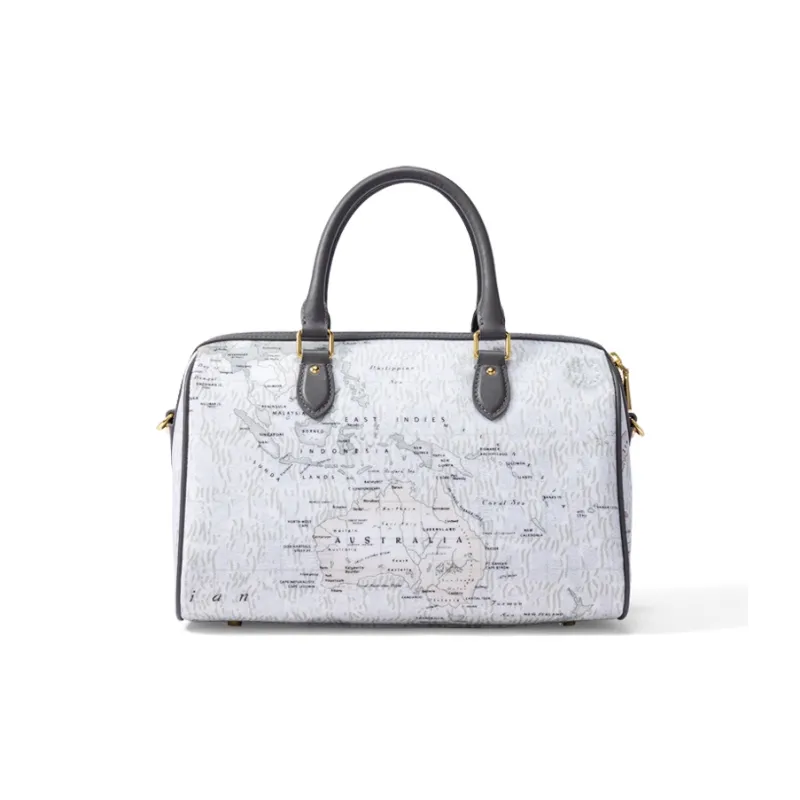 PAPRIKA Cow Leather Boston Bag, Shoulder Bag, Crossbody Bag, Handbag Women's Multicolor-12