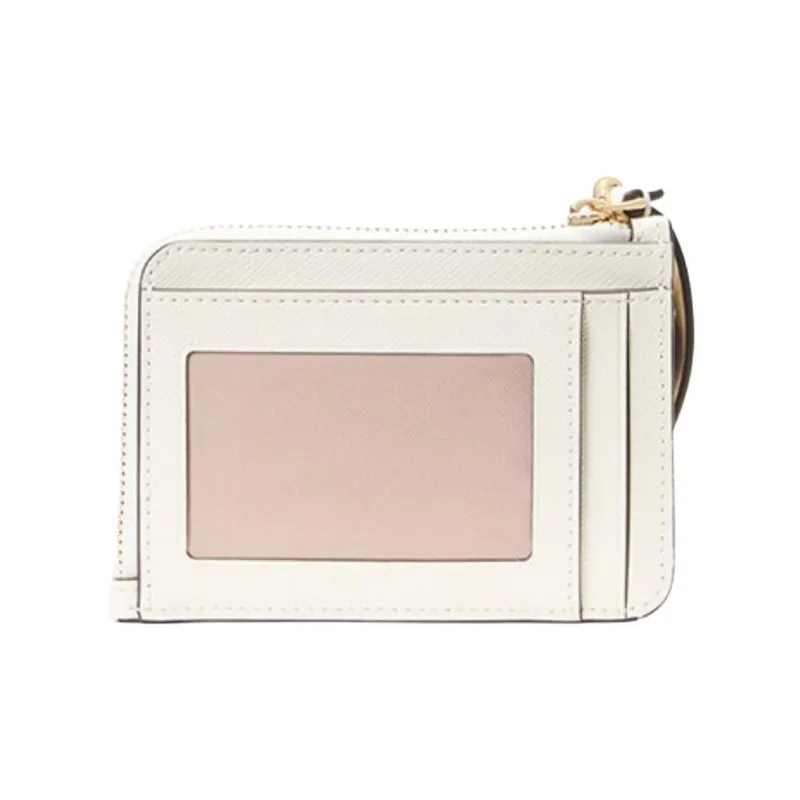 Kate Spade Cow Leather Card Holder Women's White-2