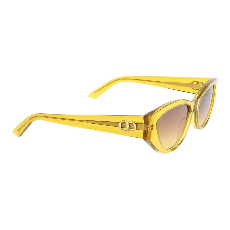 DIOR Acetate Cat Eye Sunglasses Women's Yellow-1