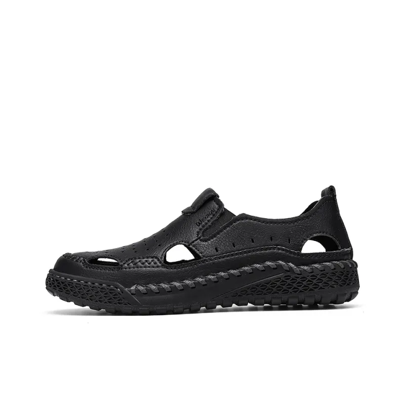 Wen Nai Casual Shoes Men's Black-0