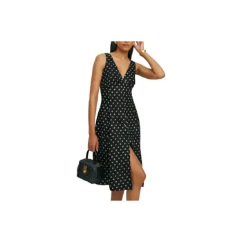 REFORMATION Sebastien Linen Dress Sleeveless Dress Women's