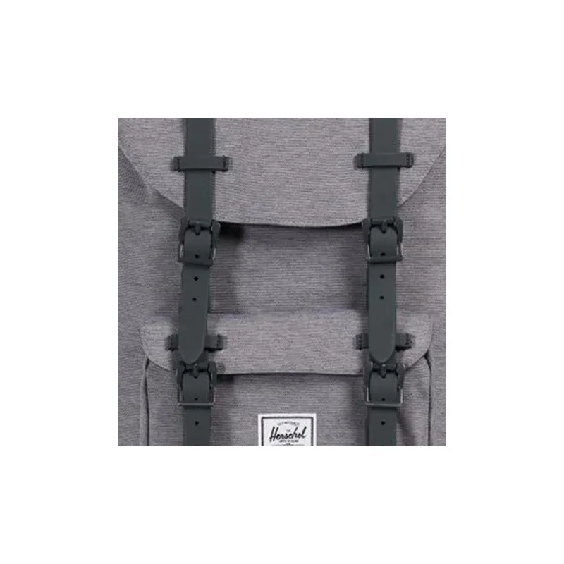 Herschel Little America Little America Series Polyester Backpack Unisex Heather Gray-4