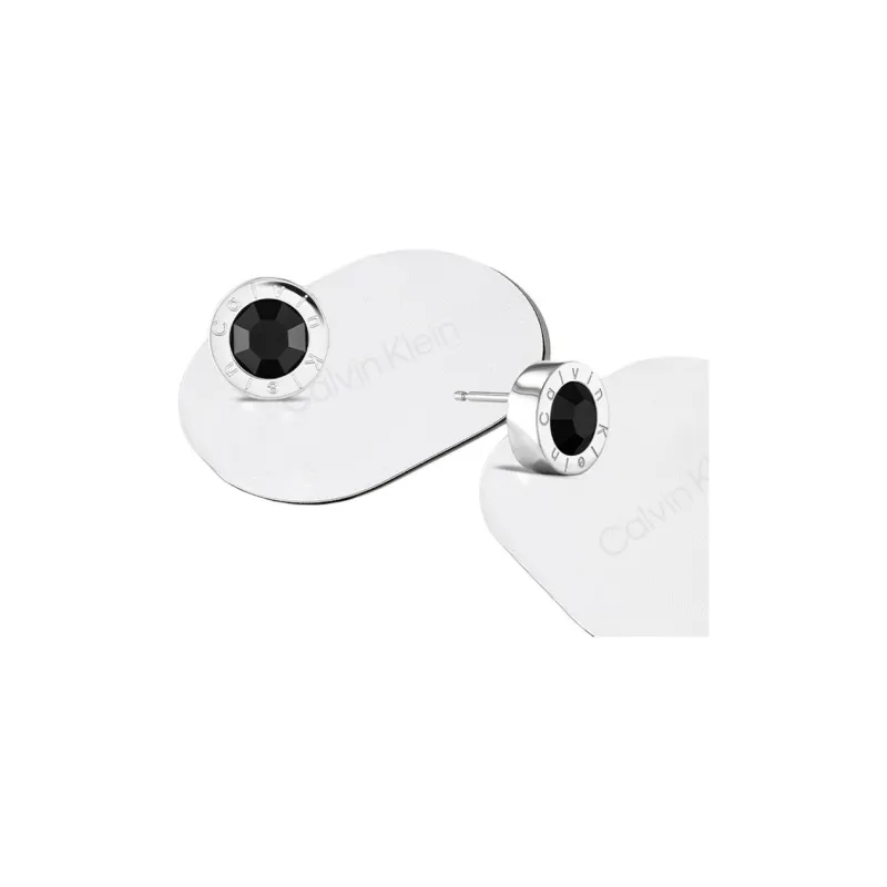 CALVIN KLEIN Steel Stud Earrings Men's Steel-0
