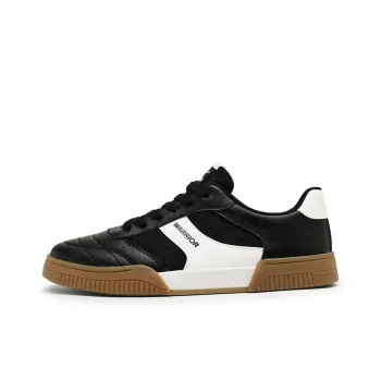 Warrior Coverage Abrasion Resistant Lightweight Breathable Slip Resistant Low Top Skateboard Shoes Men's Black Rice