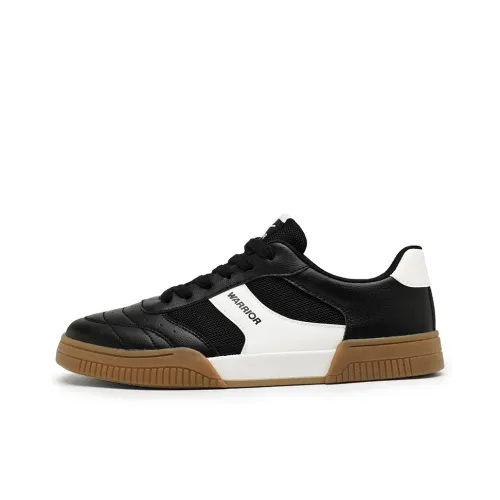 Warrior Coverage Abrasion Resistant Lightweight Breathable Slip Resistant Low Top Skateboard Shoes Men's Black Rice