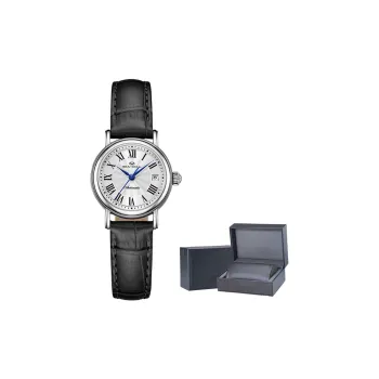 Sea Gull National Automatic Mechanical Movement Genuine Leather Strap Watch Women's Watch White Dial