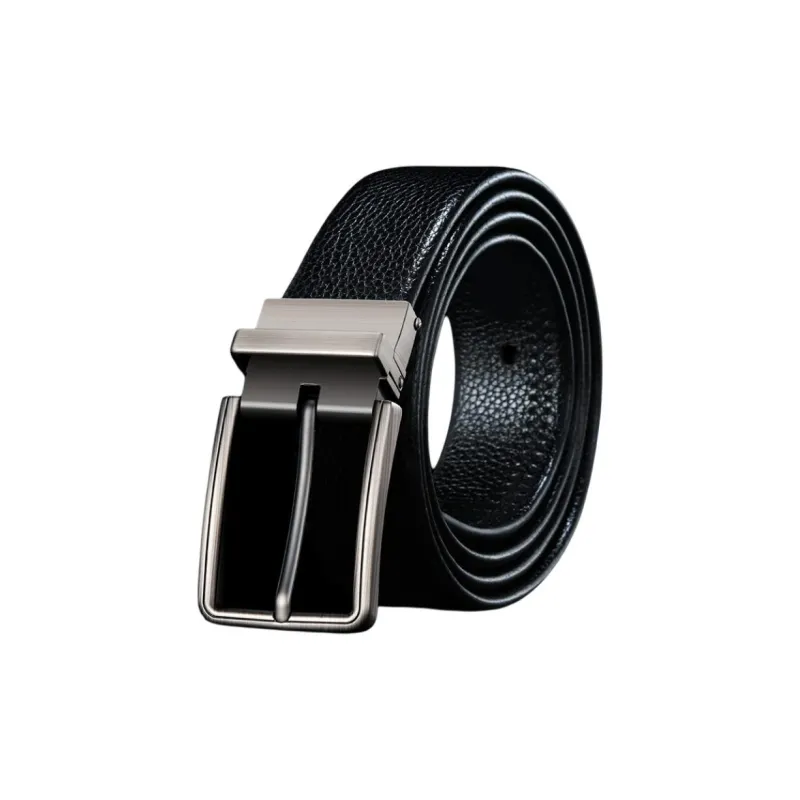 JEANSWEST Cow Split Leather Belts Men's 3.3CM-0