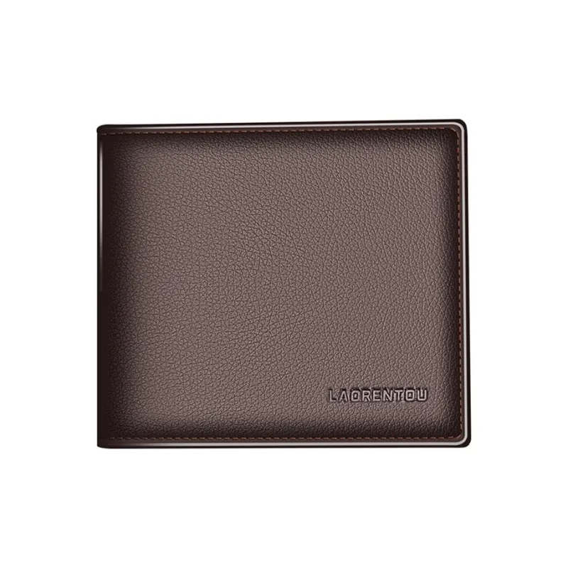 Old Man's Head Top Grain Cow Leather Wallet Regular Men's Multicolor-0