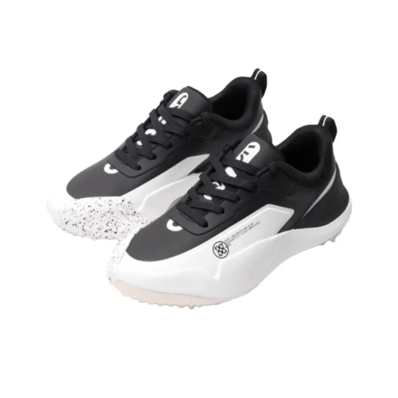 GFORE Slip Resistant, Abrasion Resistant, Waterproof Low Top Golf Shoes Men's Black White-2
