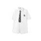 [Japanese Style Preppy Style]White (B Cell Phone Bear Chest Logo)