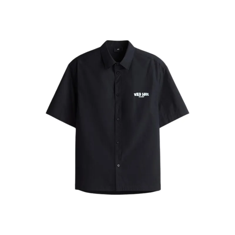 H&M Shirts Men Black-0