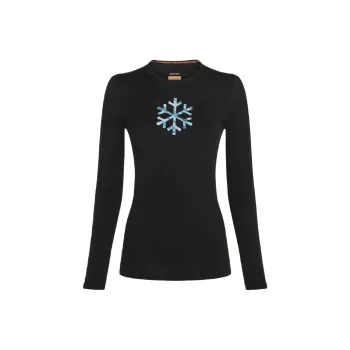 Icebreaker x POW Regular T Shirt Women's Pure Black