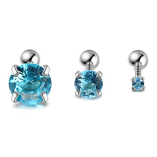 CLARKIA FLOWER Alloy Stud Earrings Unisex-1