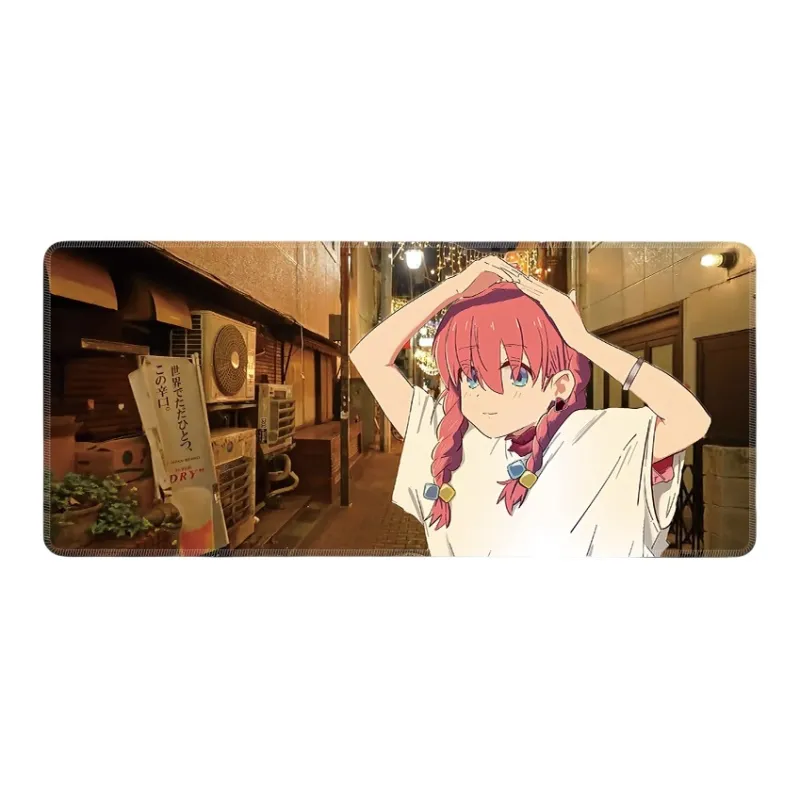 DANYIN Extra Large Bocchi The Rock! Bocchi Chan Computer Keyboard Pad Men's Anime Gaming Mouse Pad Desk Mat Mouse Pads-9