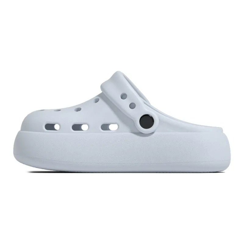 LATE TIME Women's Summer Eva Platform Height Increasing Closed Toe Slippers-2