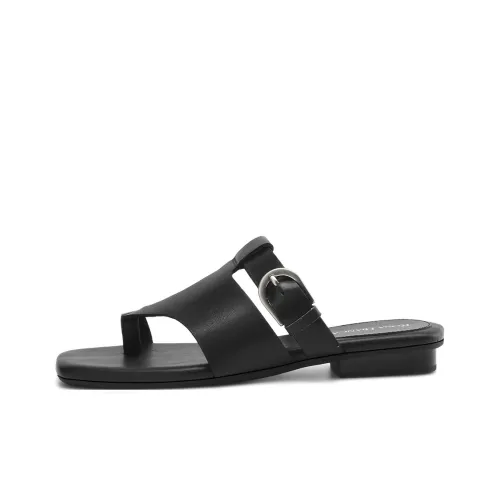 Rosa Bianca Abrasion Resistant Slide Slippers Women's Black