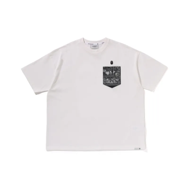 BAPE BLACK Paisley Ii Pocket Tee-0