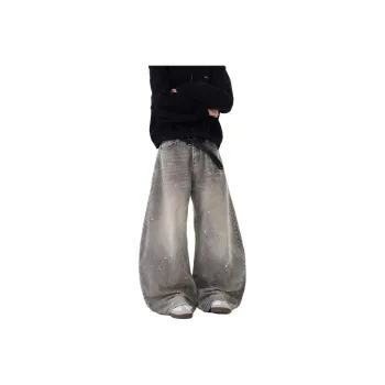 DUATOGE Jeans Men Smoke Gray 