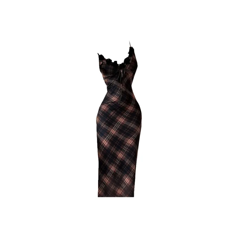 DOSOHEB Slip Dresses Women's-1