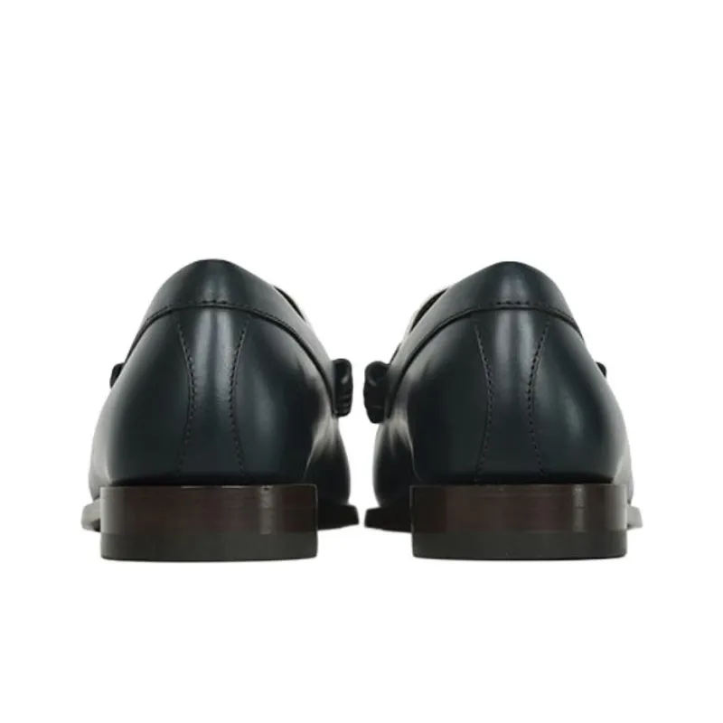 CELINE Luco Triope Loafers Men's Dark Green-3