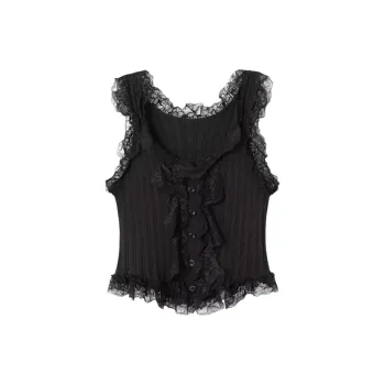 ABBY GODDESS Tank Tops Women's Black