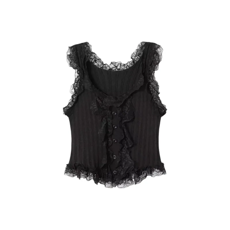 ABBY GODDESS Tank Tops Women's Black-0
