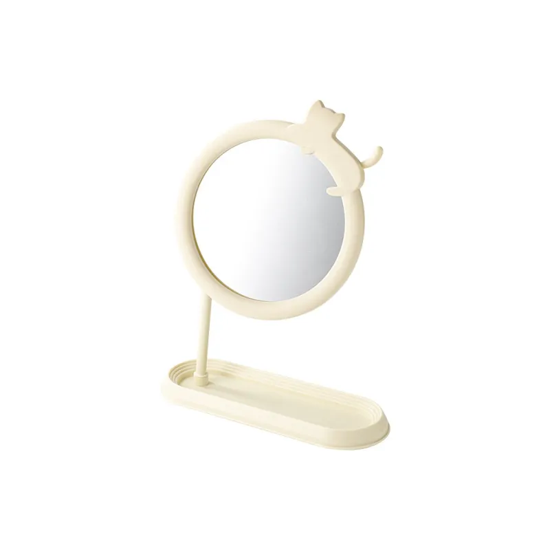 Future Maple Blessing Cat Desktop Single Sided Tabletop Mirror Storage Placement-4