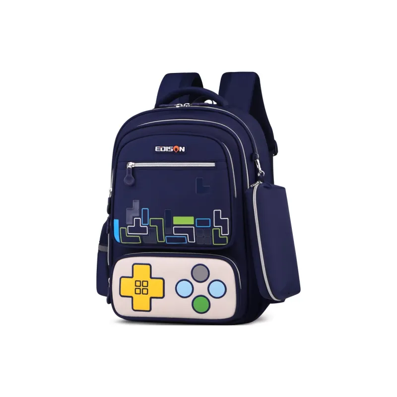 EDISON Oxford Student Bag Kids' Royal Blue/Black-5