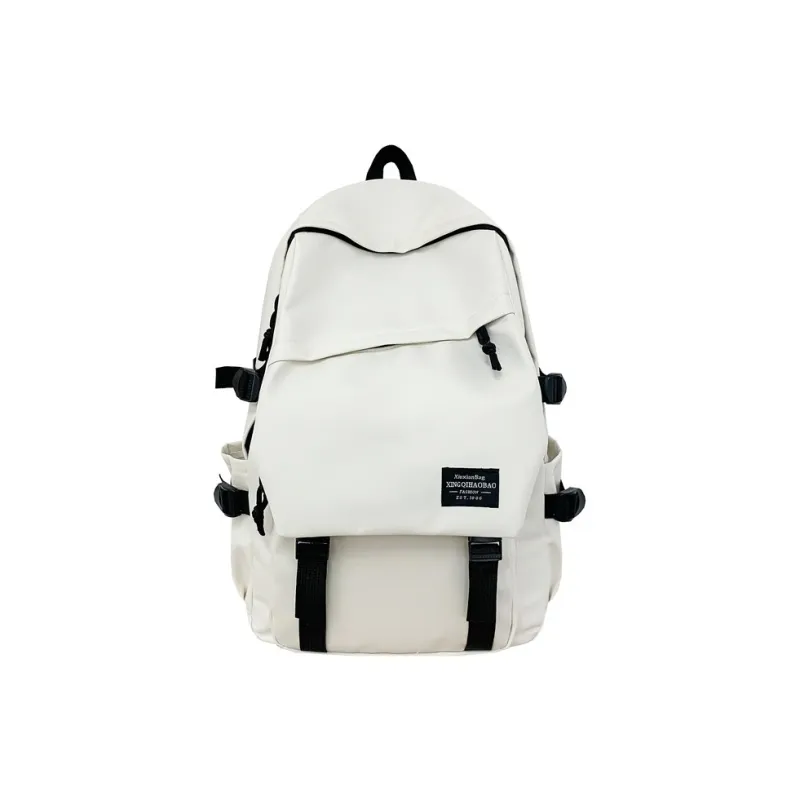 Gerlanx Composite Cloth Backpack Regular Unisex Black/White-3