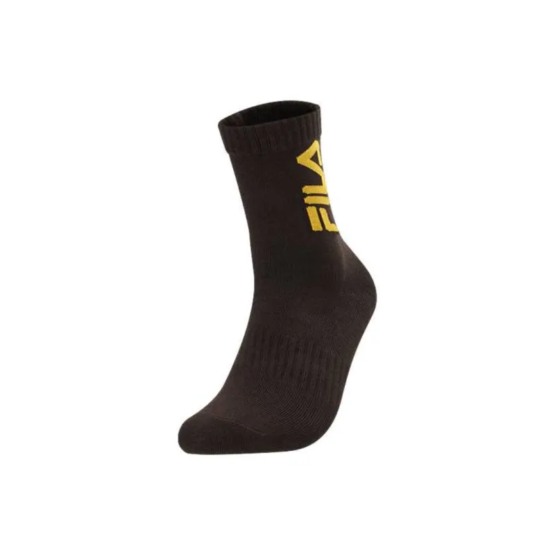 FILA EMERALD Knee High Socks Women's 1 Pack Dark Brown-0