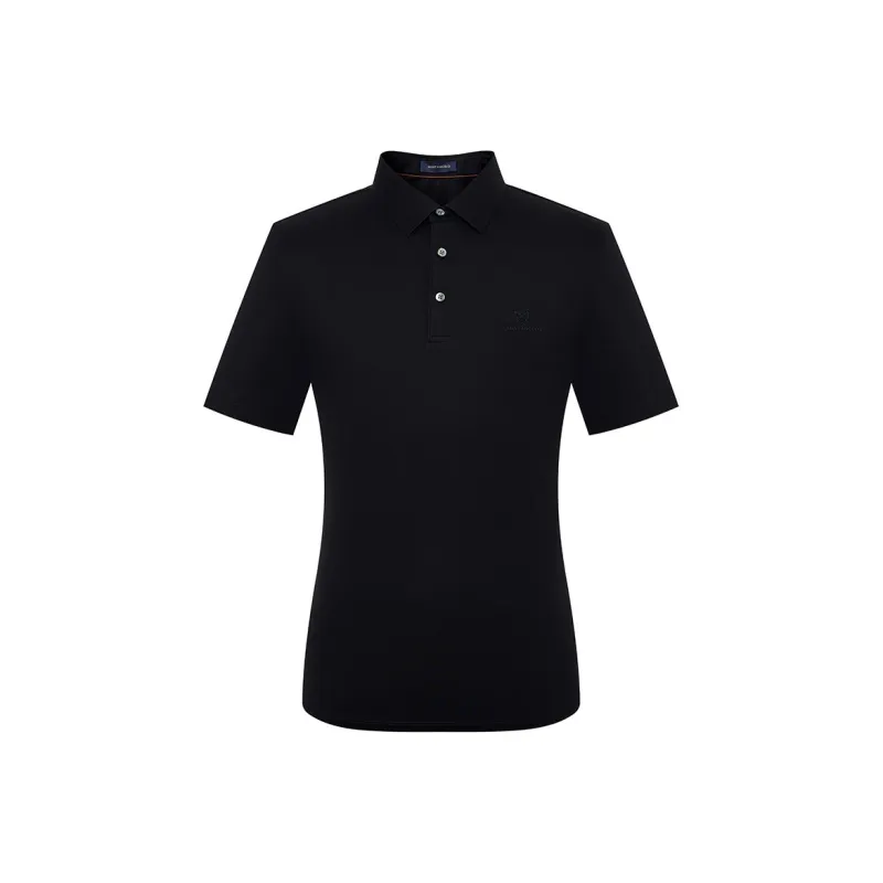 SAINT ANGELO Polo Shirts Unisex Black-0