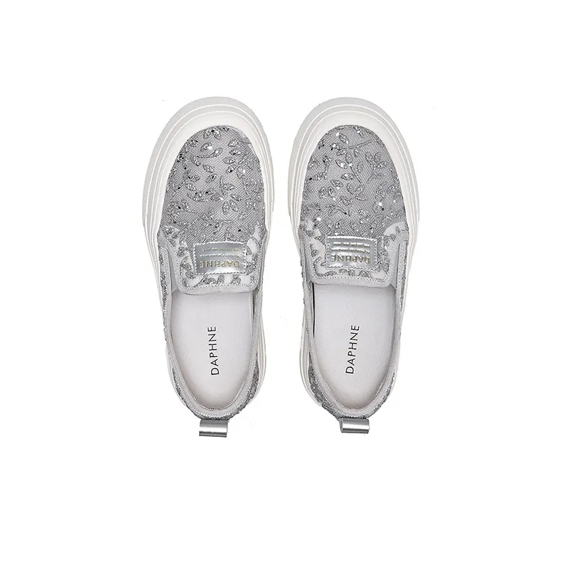 DAPHNE Anti Slip Wear Resistant Low Top Skateboard Shoes Women's-4