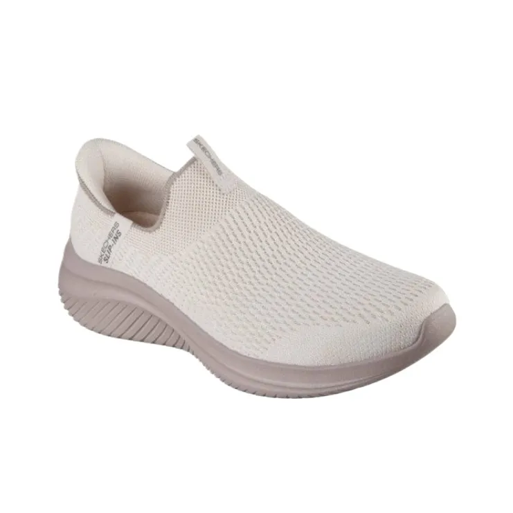 Skechers Ultra Flex 3.0 Low Top Casual Shoes Men's Ecru-3