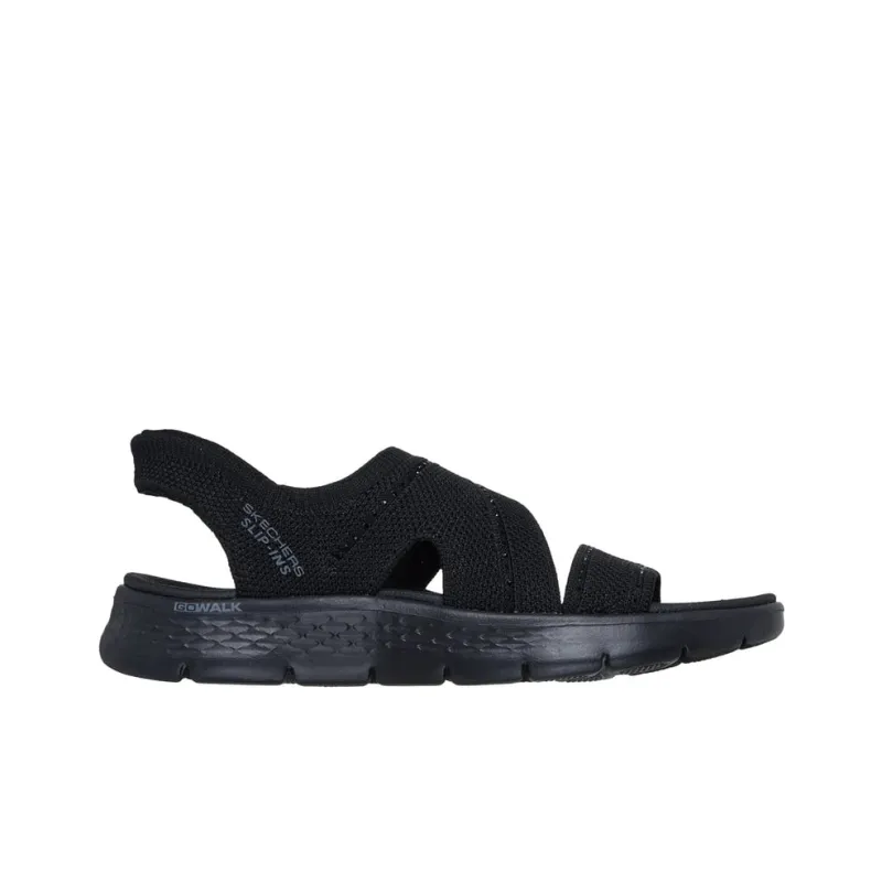 Skechers GOWALK One Strap Sandals Women's Black-1