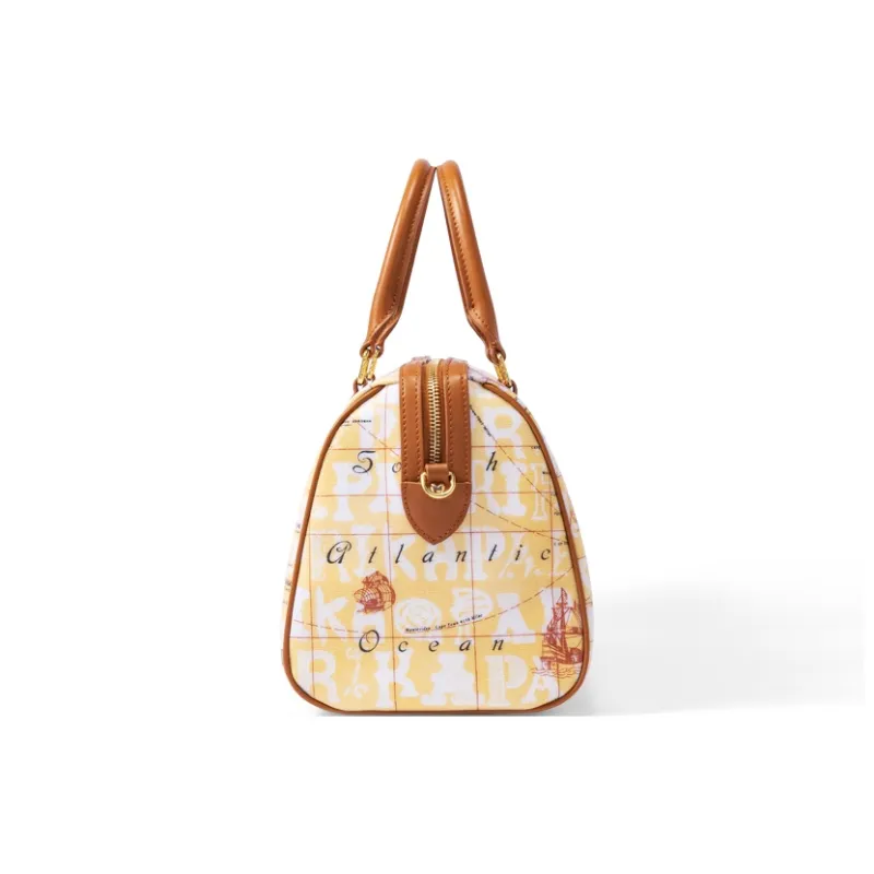 PAPRIKA Cow Leather Boston Bag, Shoulder Bag, Crossbody Bag, Handbag Women's Multicolor-8