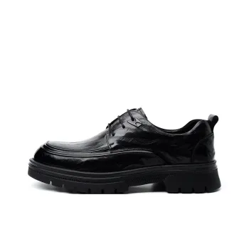 FED Men's Casual Shoes Men Low Top Black/Brown