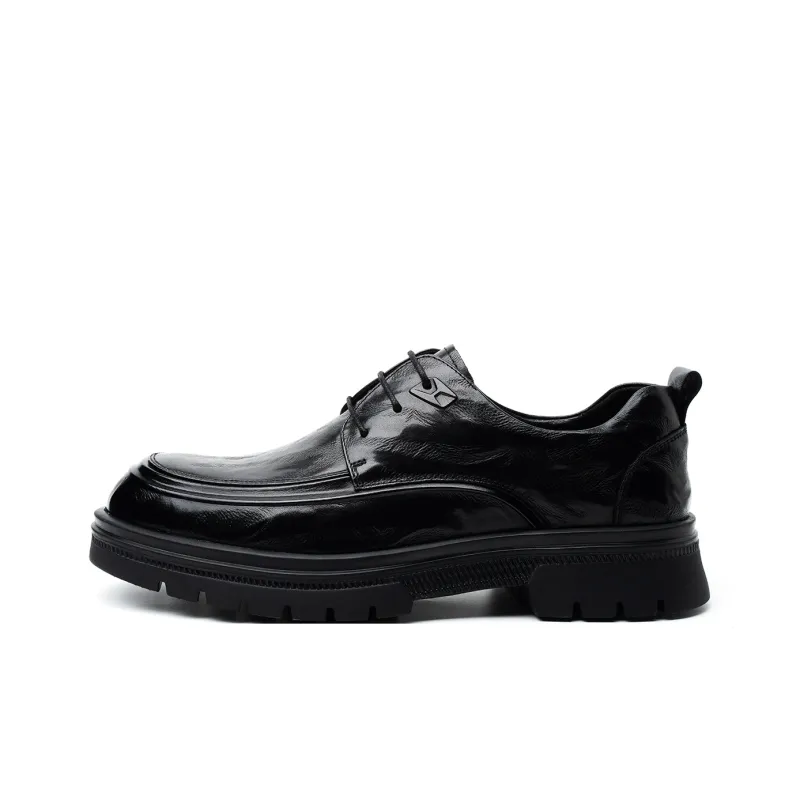 FED Men's Casual Shoes Men Low Top Black/Brown-0