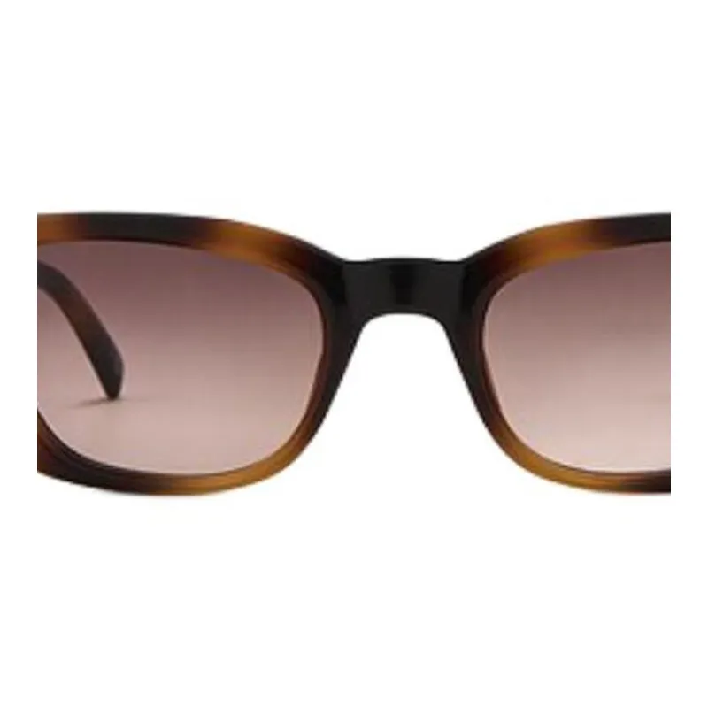 Le Specs Plastic Irregular Shape Sunglasses Women's Brown-1