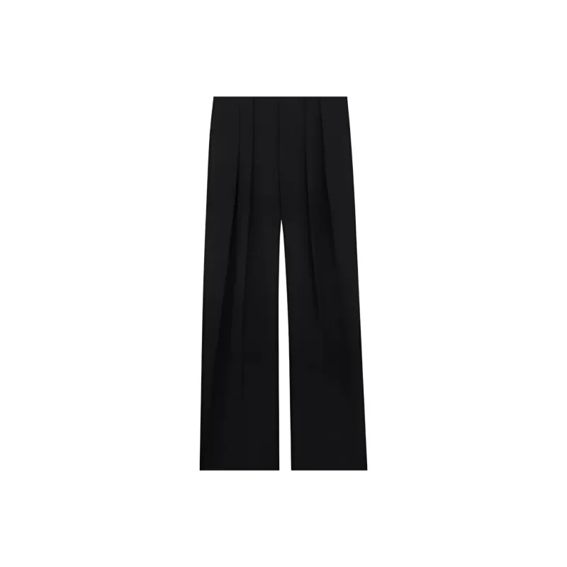SAINT LAURENT Tailored Wool Pants 'Black'-4