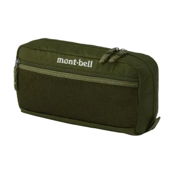 MONTBELL Nylon Toiletry Bag Medium Size Unisex Khaki Green