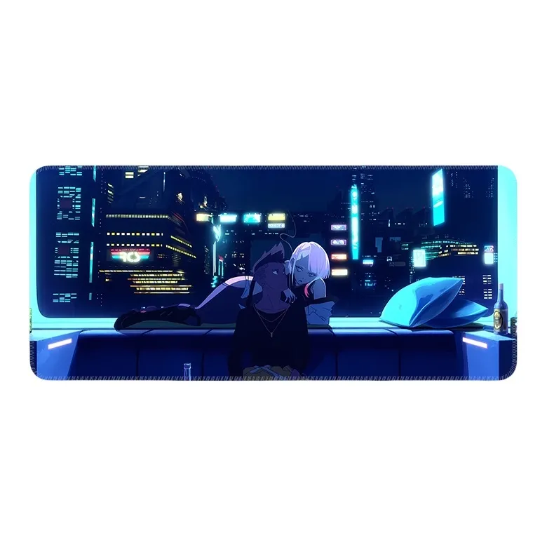 DANYIN Edge Walker Extra Large Men's Anime Gaming Computer Table Mat Cyberpunk Office Desk Cushion Mouse Pads-13