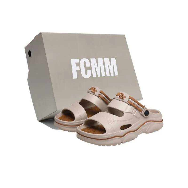 FCMM Beach Sandals Men Black Orange/Green/White Blue/Khaki Brown-21