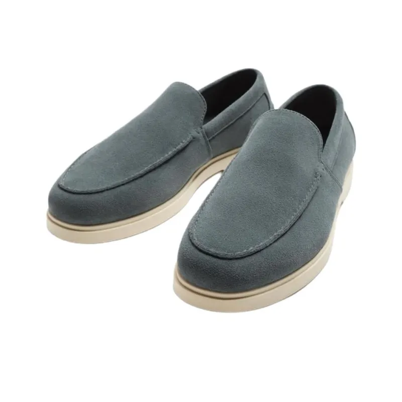 ZARA Loafers Men Blue-2