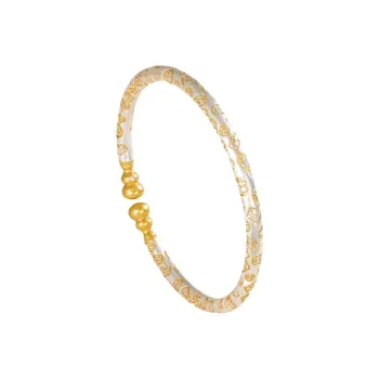 FUYUFU 999 Fine Silver Bangles Unisex