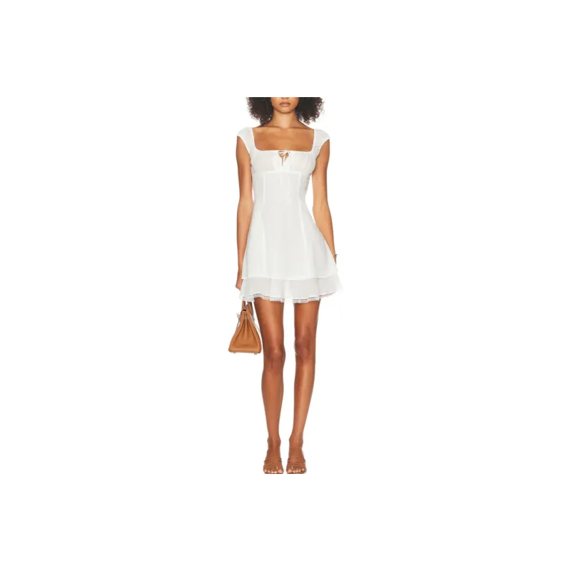 HELSA Slip Dresses Women's Ivory-0