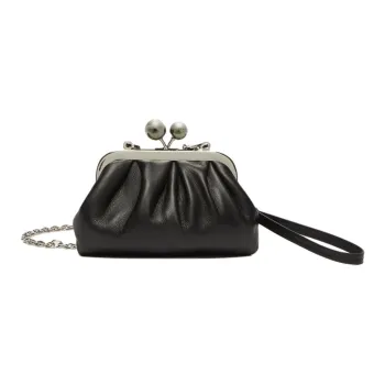 WEEKEND MaxMara Pasticcino Nappa Leather Wallet Women's Black