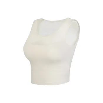 Lan Pattern Sports Underwear Women's Coconut Milk White
