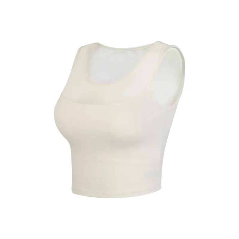 Lan Pattern Sports Underwear Women's Coconut Milk White-0