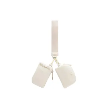 Lululemon Nylon Coin Purse Women's Light Ivory White